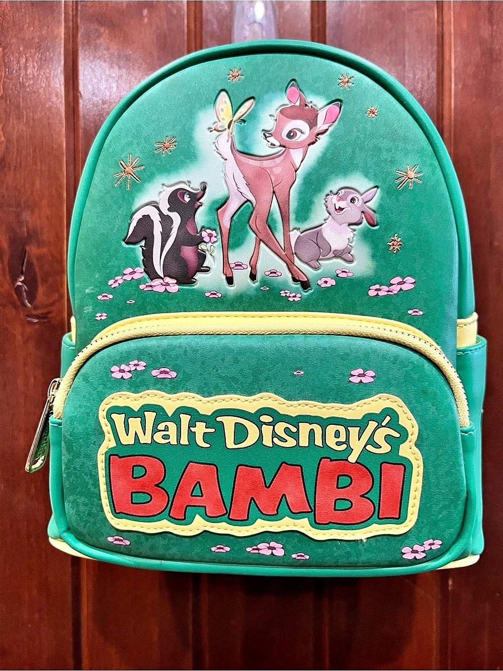 Loungefly Walt Disney Archives Bambi Mini Backpack Green & Cream
